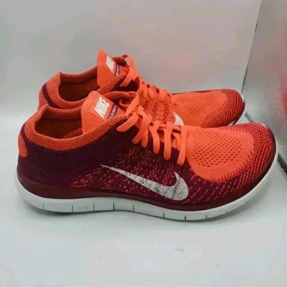Nike Women's Athletic Shoes - Red and Orange